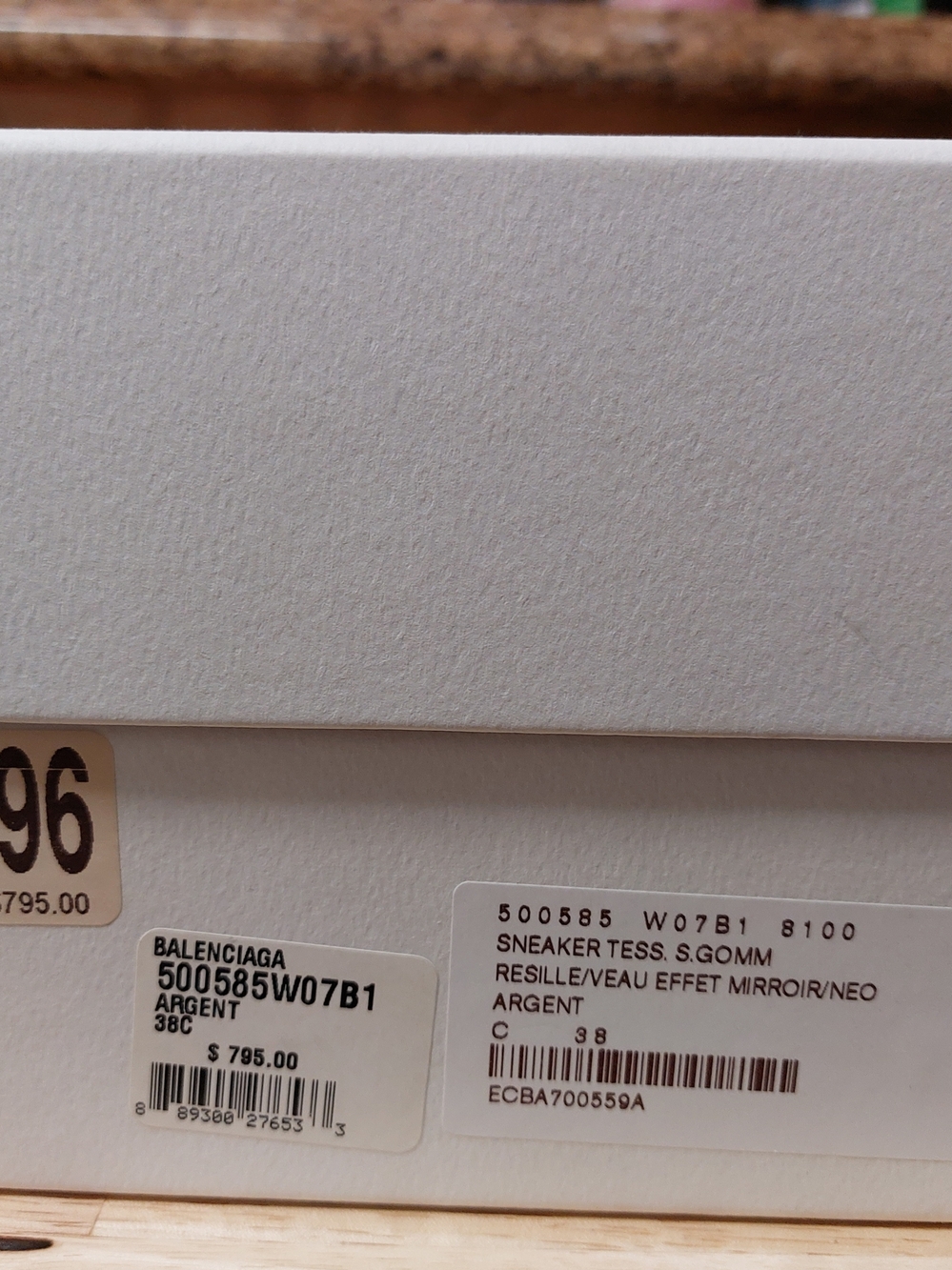 Balenciaga Race Runners Argent Size 38 - Picture 2 of 7